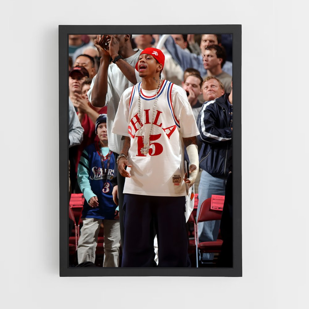 Poster Allen Légende – affiche Basketball (vue 2)